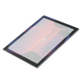 Retro Space Poster - Kijkers observeren trappist-1 Notitieblok (Schuin)