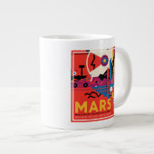 Retro Space Poster - Mars Exploration Program. Extra Grote Beker (Voorkant rechts)