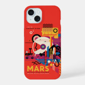 Retro Space Poster - Mars Exploration Program. iPhone 15 Hoesje (Achterkant)