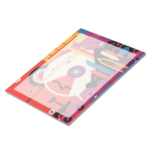 Retro Space Poster - Mars Exploration Program. Notitieblok (Schuin)