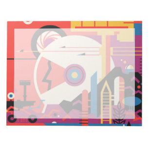 Retro Space Poster - Mars Exploration Program. Notitieblok