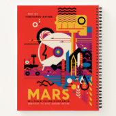 Retro Space Poster - Mars Exploration Program. Notitieboek (Achterkant)