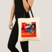 Retro Space Poster - Mars Exploration Program. Tote Bag (Voorkant (product))