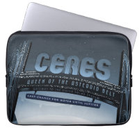 Retro Space Travel Poster Dwerg Planet Ceres.