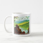 Retro Space Travel Poster-Een Aarde Wetenschap Mis Koffiemok (Links)