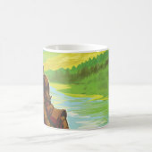 Retro Space Travel Poster-Een Aarde Wetenschap Mis Koffiemok (Center)