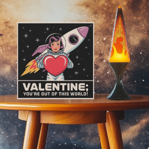 Retro Space Valentijn Je Bent Ongelooflijk Geweldi Feestdagenkaart