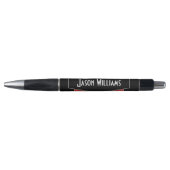 Retro Speciaal Monogram schrijfpen Cadeautje Pen (Voorkant)
