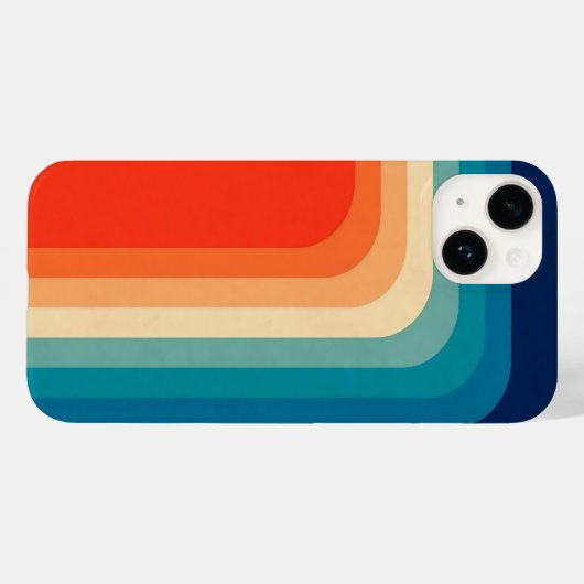 Retro Spectrum Case-Mate iPhone Case (Achterkant (horizontaal))