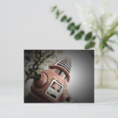 Retro Speelgoed Robby Robot 02 Briefkaart (Staand voorkant)