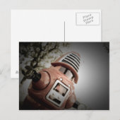 Retro Speelgoed Robby Robot 02 Briefkaart (Voorkant / Achterkant)
