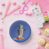 Retro Speelgoed Robot Paper Bord (Feest)