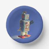 Retro Speelgoed Robot Paper Bord (Voorkant)