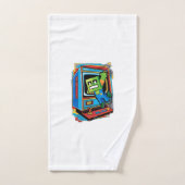 Retro spelcomputer bad handdoek (Handdoek)