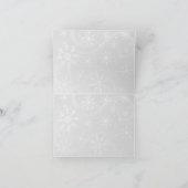 Retro Speld van Kerstmis omhoog Feestdagen Kaart (Binnen)