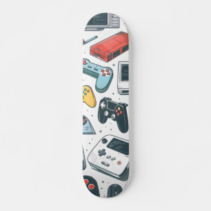 Retro spellen skateboard