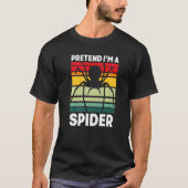 Retro Spider Arachnophile Spider Web Arachnis T-shirt (Voorkant)