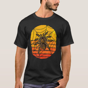 Retro Spin Arthropode Tarantula Huisdier Arachnid T-shirt