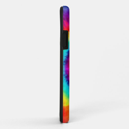 Retro Spiral Rainbow Tie Dye Case-Mate iPhone Case (Achterkant/rechts)