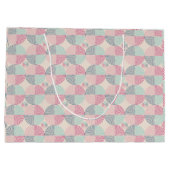 Retro Spiral Vibes Groot Cadeauzakje (Achterkant)