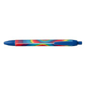 Retro Spiral Zwarte Inkt Pen (Achterkant)