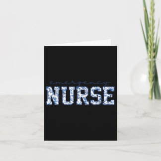 Retro Spoedeisende Hulp Coquette Bows Er Nurse Kaart