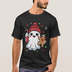 Retro spook muts Kerstvakantie Kerstmis Xmas koffi T-shirt