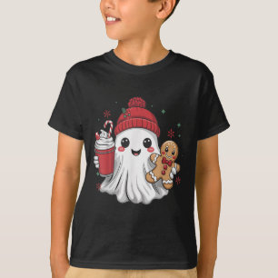 Retro spook muts Kerstvakantie Kerstmis Xmas koffi T-shirt