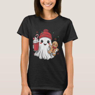 Retro spook muts Kerstvakantie Kerstmis Xmas koffi T-shirt
