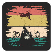  Retro spookhuis Halloween