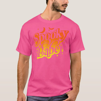 Retro Spooky Babe Kinder Spooky Season Halloween P T-shirt