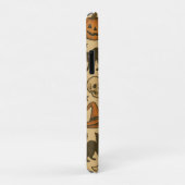 Retro Spooky iconen op Cream Achtergrond Case-Mate iPhone Case (Achterkant/rechts)