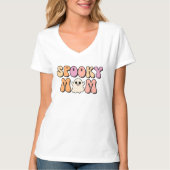 Retro Spooky Mom T-shirt (Voorkant)