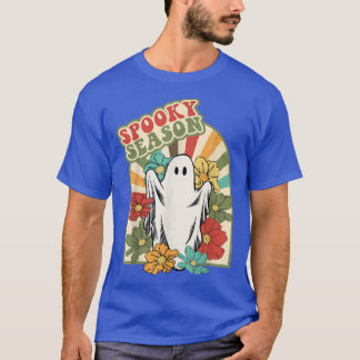 Retro Spooky Season Aesthetisch Ghost Halloween T-shirt