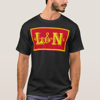 Retro Spoorweg Louisville - Nashville spoorweg T-shirt