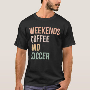 Retro Sport Weekends Koffie en Voetbal T-shirt