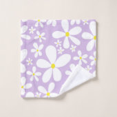 Retro Spring Daisies #1 #decor #art Bad Handdoek (Wasdoekje)