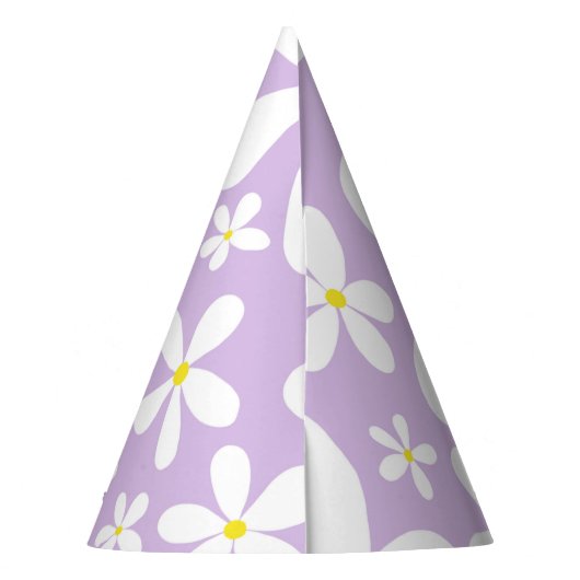 Retro Spring Daisies #1 #decor #art Feesthoedjes (Achterkant)