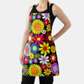 Retro spring hippie flower power schort (Insitu)