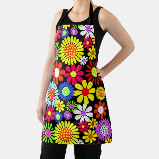Retro spring hippie flower power schort (Insitu)