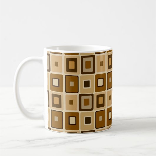 Retro Square Mok (Links)