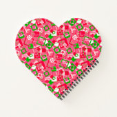 Retro Squares Patroon Notitieboek (Achterkant)