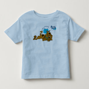 Retro Squares Scooby-Doo Lying Down Kinder Shirts