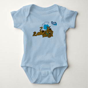 Retro Squares Scooby-Doo Lying Down Romper