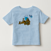 Retro Squares Scooby-Doo neer Kinder Shirts (Voorkant)