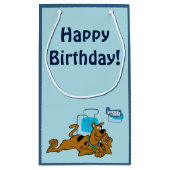 Retro Squares Scooby-Doo neer Klein Cadeauzakje (Achterkant)