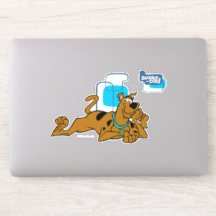 Retro Squares Scooby-Doo neer Sticker