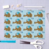 Retro Squares Scooby-Doo neer Tissuepapier (Craft)