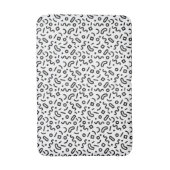 Retro Squiggle Patroon Badmat (Voorkant Verticaal)