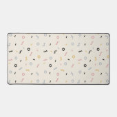 Retro Squiggle Patroon Bureaumat (Voorkant)
